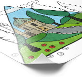 Impression Photo Toscane (Coin)