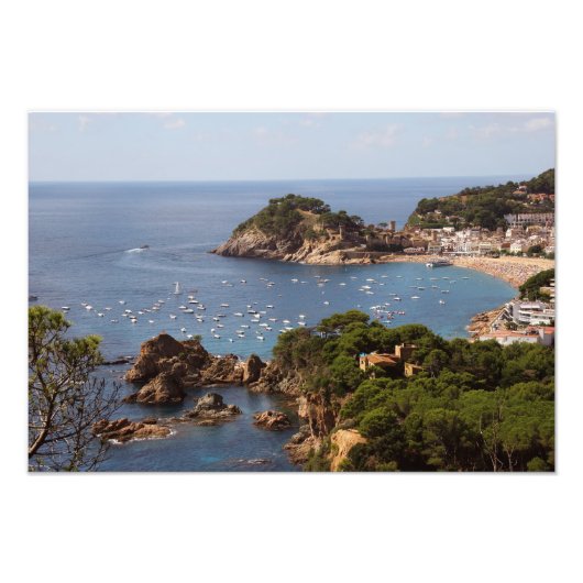 Impression Photo TOSSA DE MAR. Ville située dans la Costa Brava. (Devant)