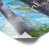 Impression Photo Toujours regarder vers le haut ciel d'automne et f (Coin)