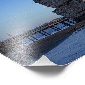 Impression Photo Tour Belem au coucher du soleil à Lisbonne, Portug (Coin)