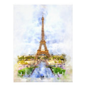 Impression Photo Tour Eiffel à Paris au coucher du soleil nr2 (Devant)
