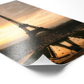 Impression Photo Tour Eiffel au lever du soleil du Trocadéro (Coin)