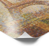 Impression Photo Tour Eiffel par Georges Seurat (Coin)