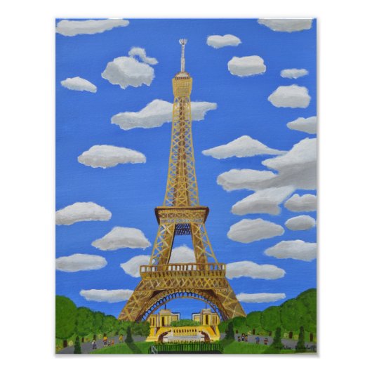 Impression Photo Tour Eiffel Paris (Devant)