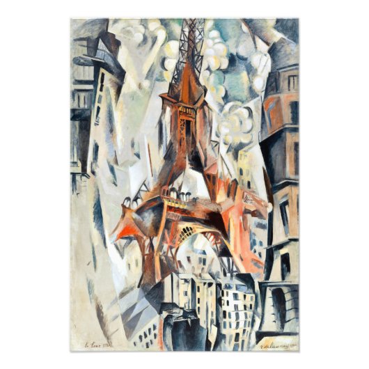 Impression Photo Tour Eiffel Robert Delaunay (Devant)