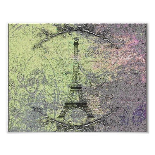Impression Photo Tour Eiffel vintage (Devant)