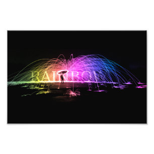 Impression Photo Tourner l'arc-en-ciel