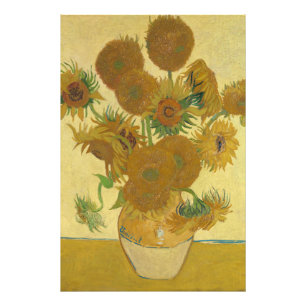 Impression Photo Tournesols, Nature morte peinture à l'huile, Van G