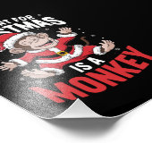 Impression Photo Tout ce que je veux pour Noël, c'est un Amant sing (Coin)