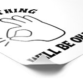 Impression Photo tout ira bien, tendance inspiration agréable (Coin)