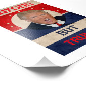 Impression Photo Tout le monde sauf Trump (Coin)