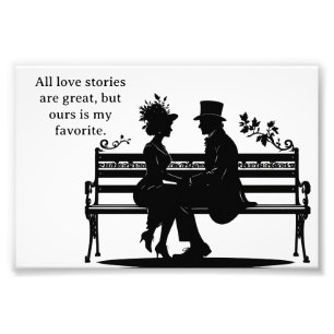 Impression Photo Toutes les histoires d'amour sont géniales, mais l