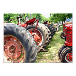 Impression Photo Tracteurs agricoles