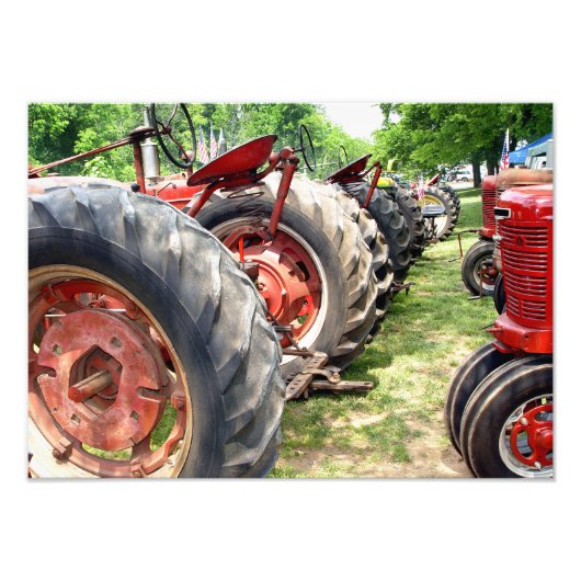 Impression Photo Tracteurs agricoles (Devant)