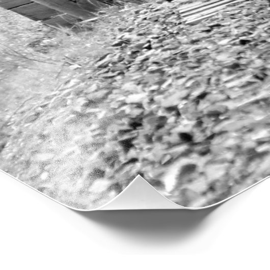 Impression Photo Train à vapeur rouge (Coin)