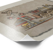 Impression Photo Train électrique Toy (Coin)