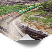 Impression Photo Train historique du Yukon, affiche du Canada (Coin)