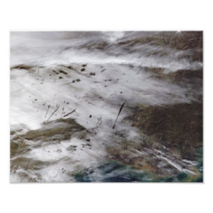 Impression Photo Traînées de dissipation d'avions