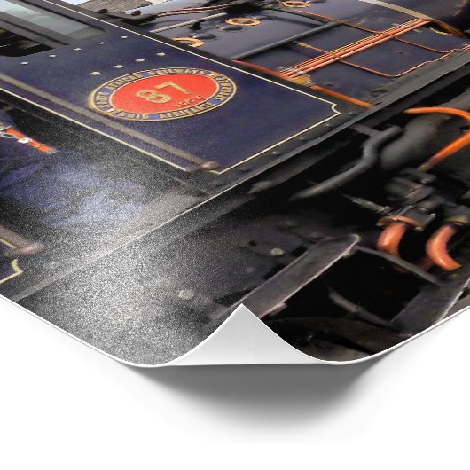 IMPRESSION PHOTO TRAINS À VAPEUR (Coin)