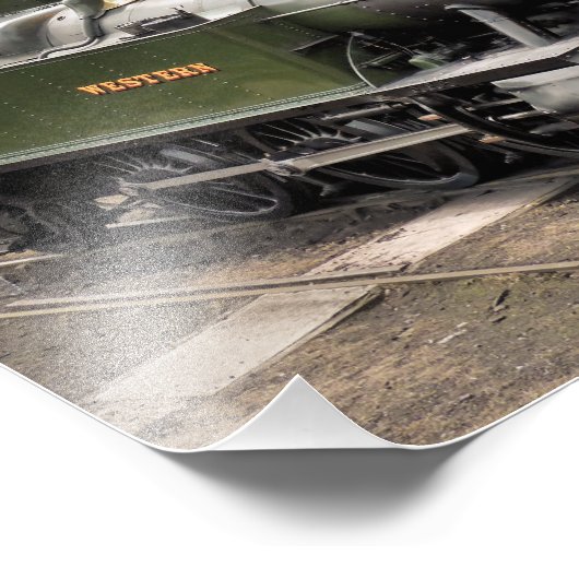 IMPRESSION PHOTO TRAINS À VAPEUR (Coin)