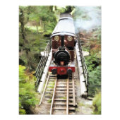 IMPRESSION PHOTO TRAINS À VAPEUR (Devant)