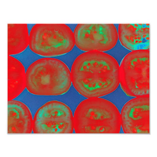 Impression Photo Tranches de tomates (Devant)