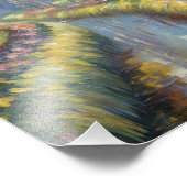 Impression Photo Tranquil River Path Impressionniste Paysage Art (Coin)