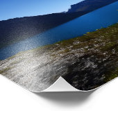 Impression Photo Tranquillité Blues South Island, Nouvelle-Zélande  (Coin)