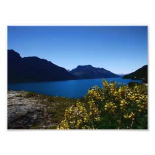 Impression Photo Tranquillité Blues South Island, Nouvelle-Zélande