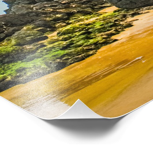 Impression Photo Tranquillité et mouvement à Downhill Beach (Coin)