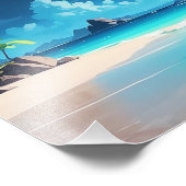 Impression Photo Tranquillité sous le ciel de la Lune (Coin)