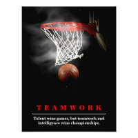 Travail d'équipe Basketball Motivationnel Inspiran