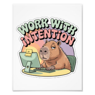 Impression Photo Travailler avec Intention