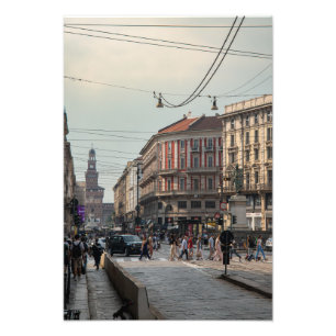 Impression Photo Traversée touristique de Milan