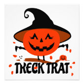 Impression Photo Treck Trat Citrouille Sourire (Devant)