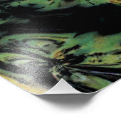 Impression Photo "Trees in a Field, Autumn" Abstract (Coin)