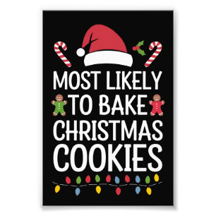 Impression Photo Très Probable De Faire Cuire Des Cookies De Noël D