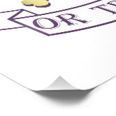 Impression Photo Tricoter ou traiter les os croisés du crâne Ruban (Coin)