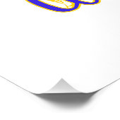 Impression Photo Trident ukrainien fait d'oreille de blé (Coin)