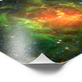 Impression Photo Trifid Nebula NASA Spitzer (Coin)