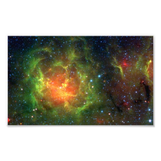 Impression Photo Trifid Nebula NASA Spitzer (Devant)