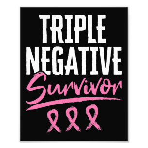 Impression Photo Triple cancer du sein de survivant négatif TNBC