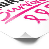 Impression Photo Triple survivant négatif TNBC Cancer du sein (Coin)