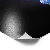 Impression Photo Trois papillons brillants sur l'arrière - plan de  (Coin)