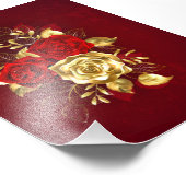 Impression Photo Trois Roses de bijoux (Coin)