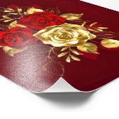 Impression Photo Trois Roses de bijoux (Coin)