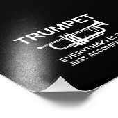 Impression Photo Trompette...Tout le reste n'est qu'un accompagneme (Coin)