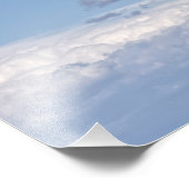 Impression Photo Troupeau de nuages sur le ciel (Coin)