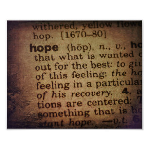 Impression Photo Trouvant la signification - espoir