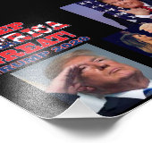 Impression Photo Trump 2020 Garder l'Amérique grande (Coin)